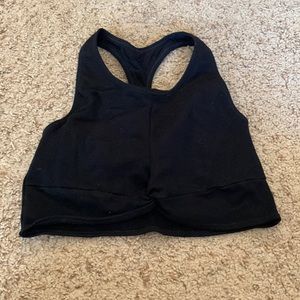 Black Fabletics Sports Bra